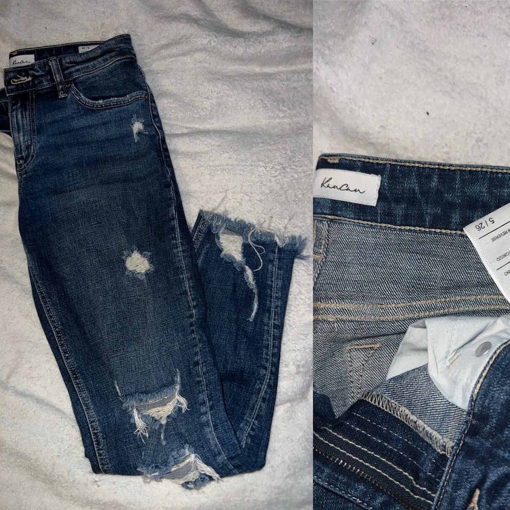 KanCan Women's Ripped Denim Jeans